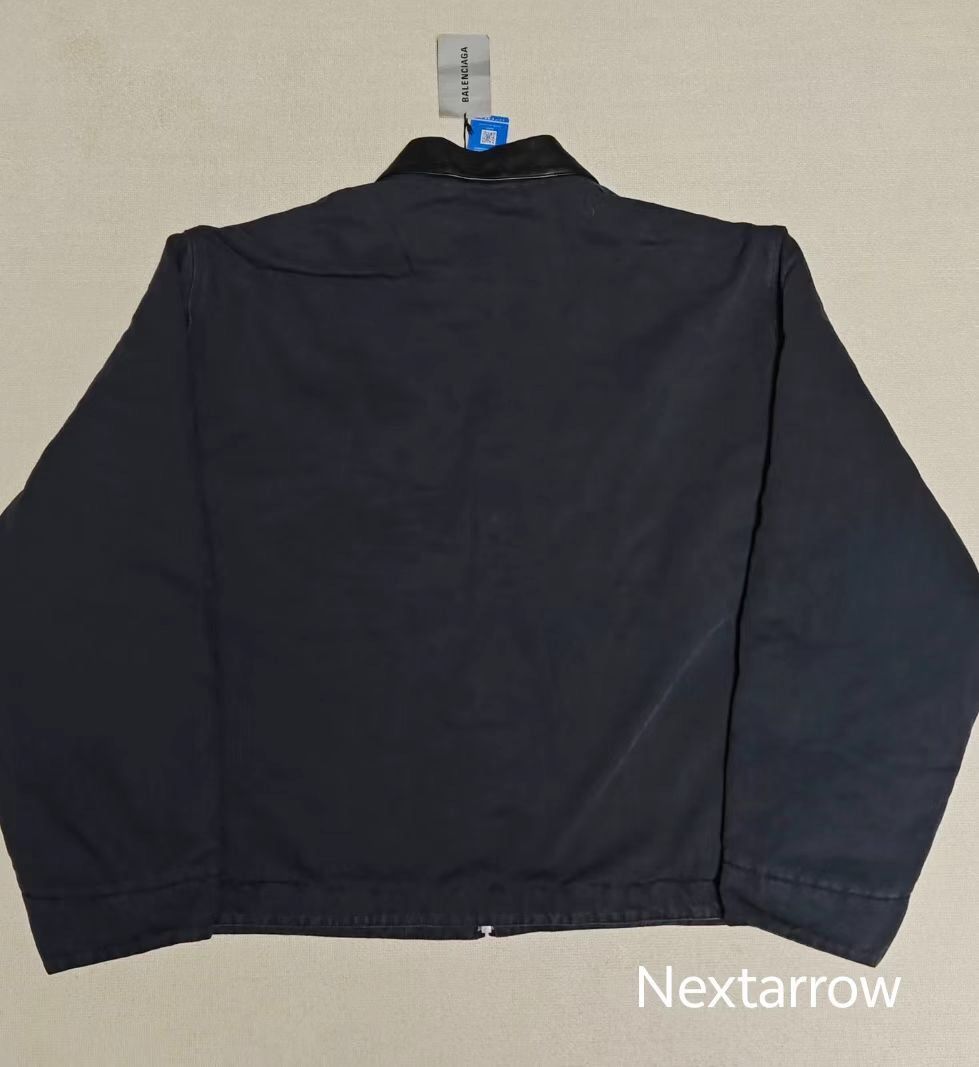 Balenciaga Balenciaga 23fw Kahart Detroit Leather Collar 2412-Nextarrow Size US M / EU 48-50 / 2 - 2 Thumbnail