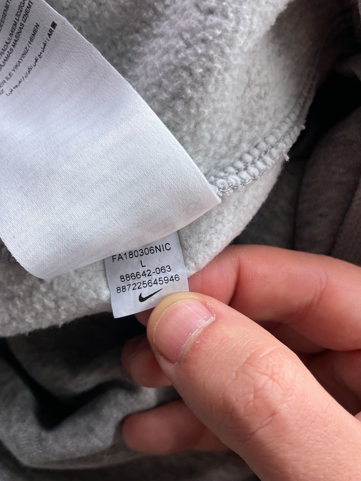 Nike Vintage Gray Nike Sweatpants Size US 34 / EU 50 - 3 Thumbnail