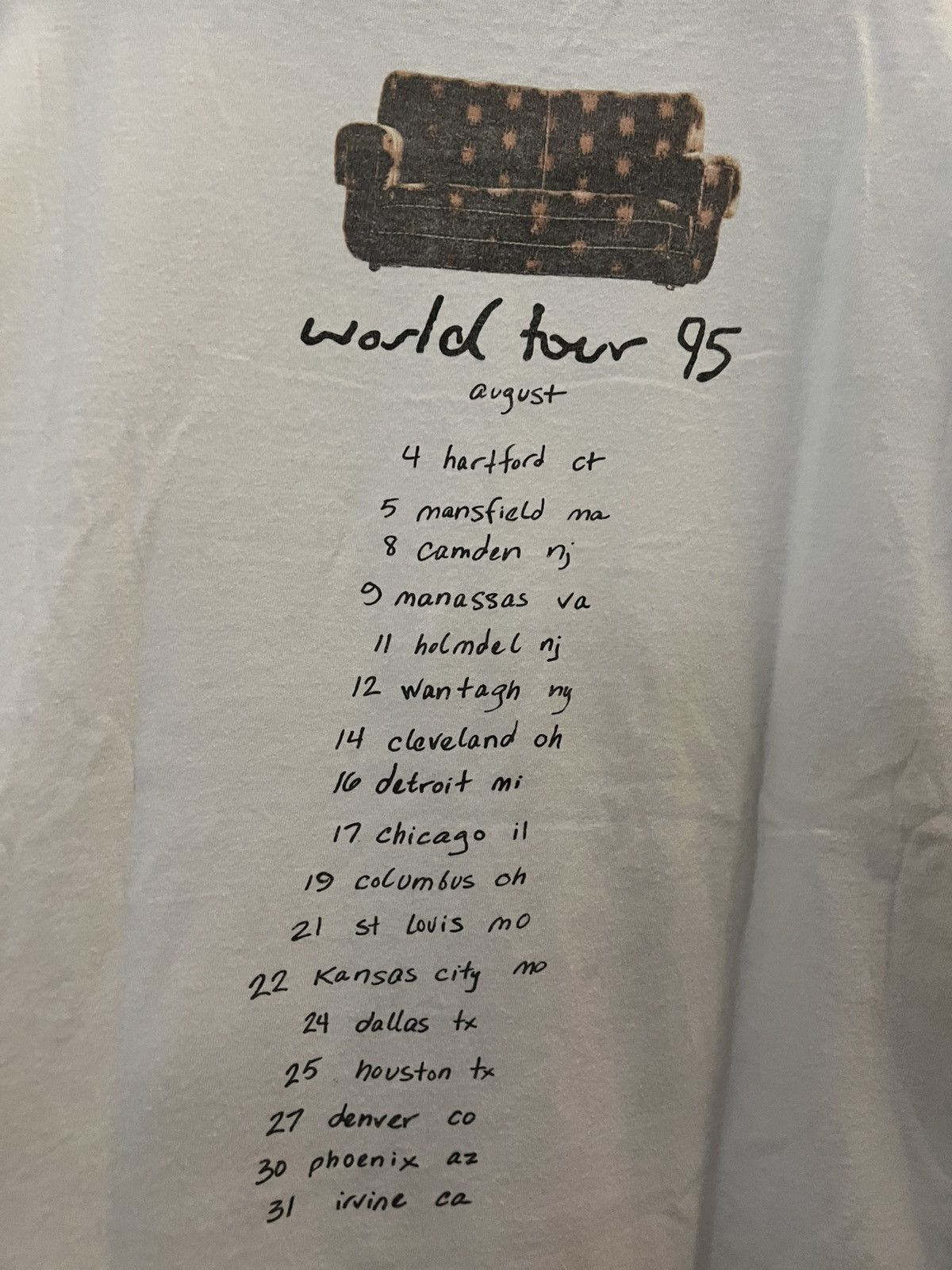 Vintage 1995 Vintage The Cranberries Zombie World Tour Size US XL / EU 56 / 4 - 7 Thumbnail