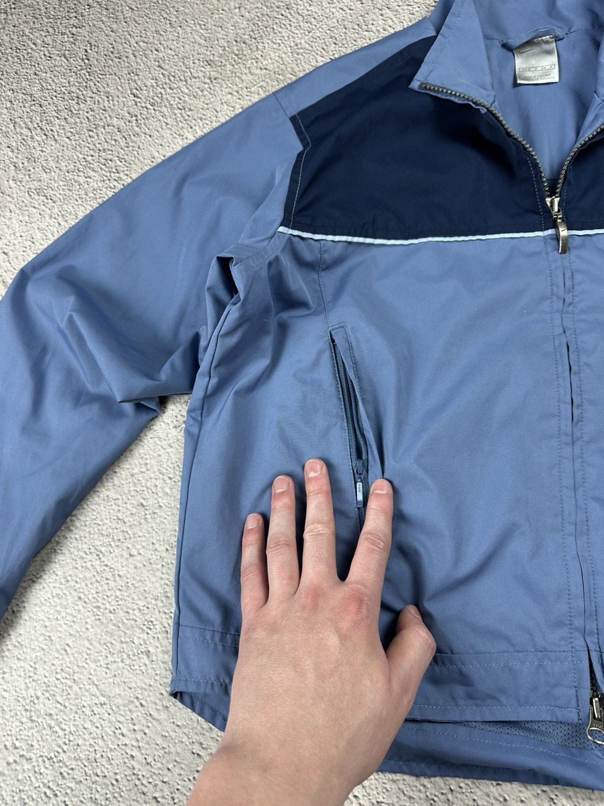 Nike Vintage Nike Track Suit Pants Jacket Nylon Drill Y2K Style Size S / US 4 / IT 40 - 6 Thumbnail