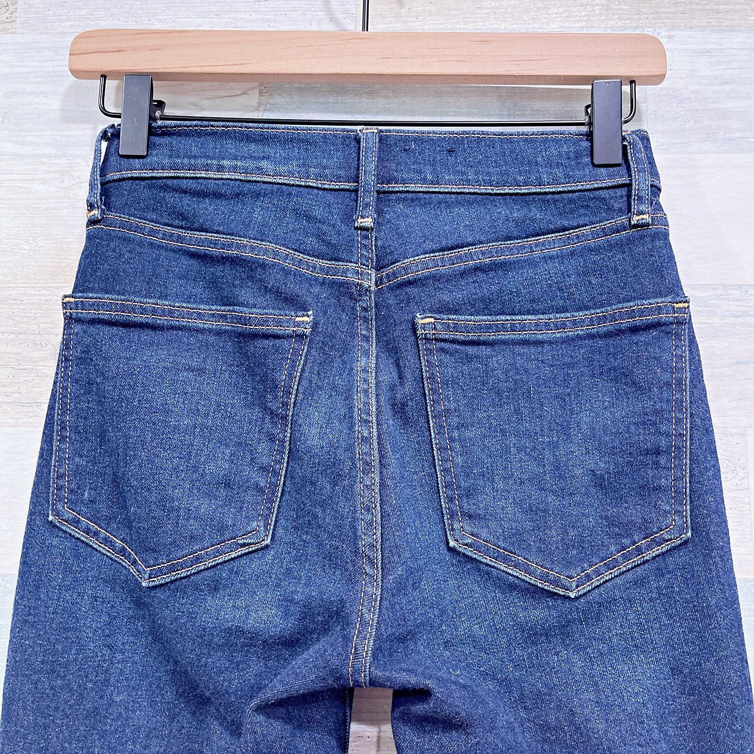 Gap GAP High Rise Vintage Slim Jean Dark Indigo Rinse Stretch 24 Size 24" / US 00 / IT 34 - 5 Thumbnail