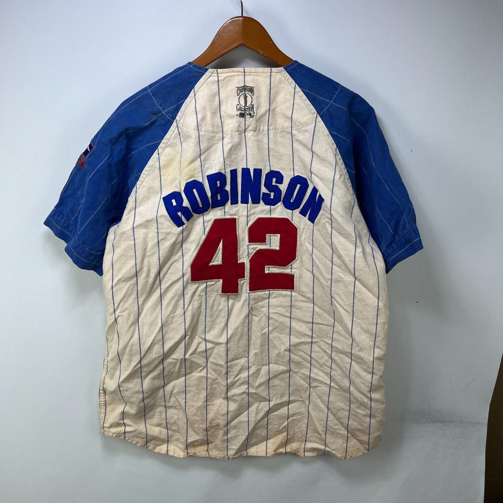 Majestic Vintage Brooklyn Dodgers Jackie Robinson Jersey L Size ONE SIZE - 6 Thumbnail