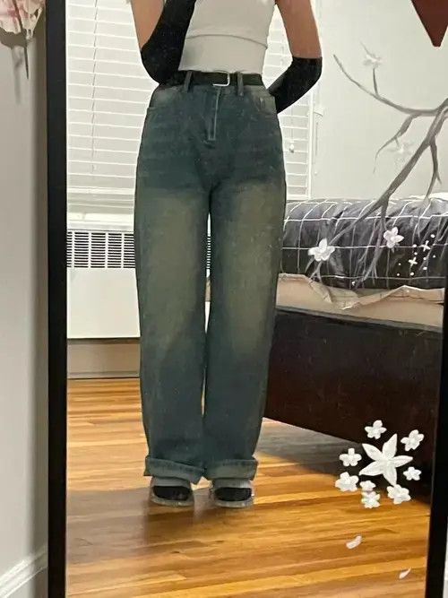 Other Streetwear Loose Denim Trousers Size 25" / US 0 / IT 36 - 3 Thumbnail