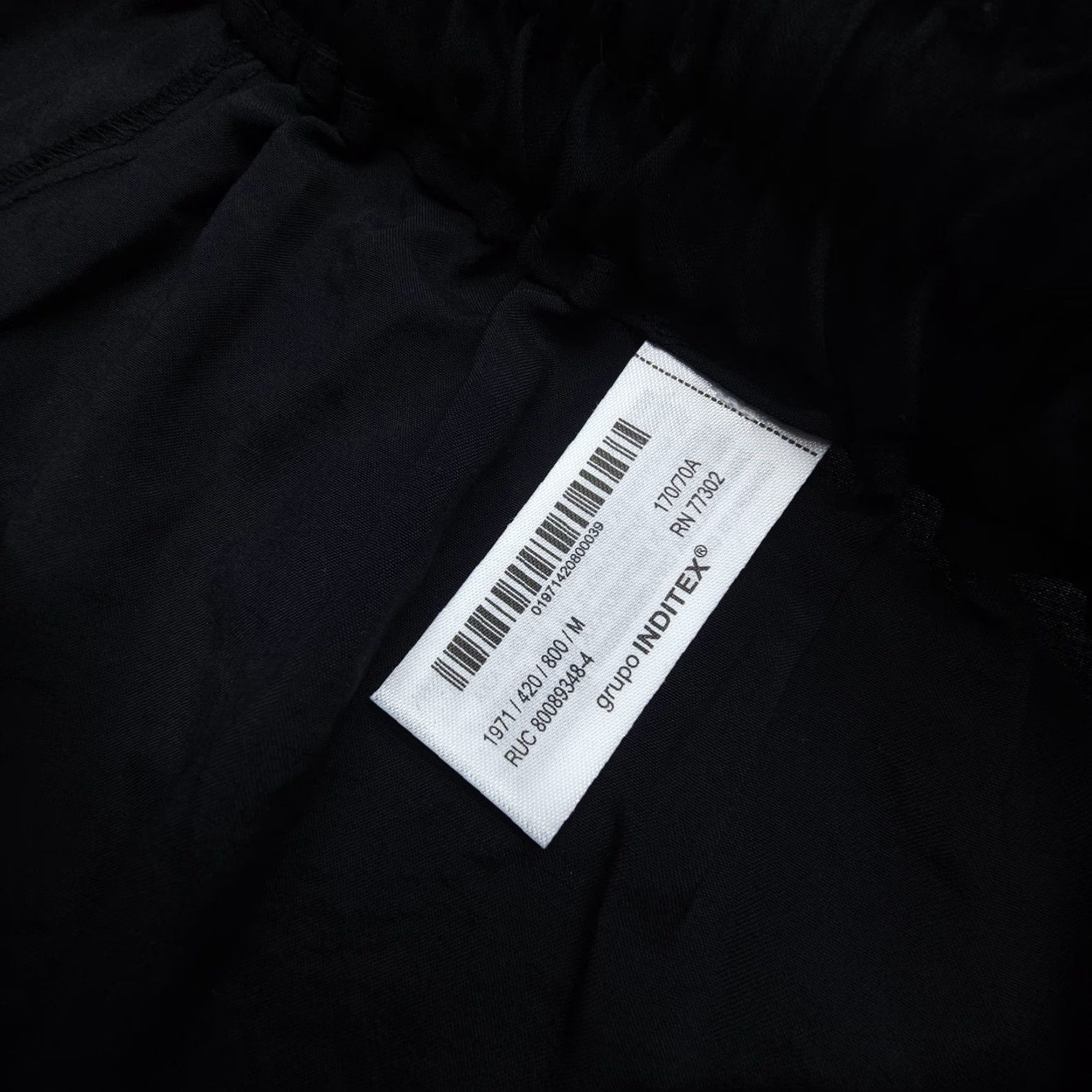 Zara Zara Joggers Women Medium Black Pull On Drawstring Light Modal Woven Loungewear Size 32" / US 10 / IT 46 - 7 Thumbnail