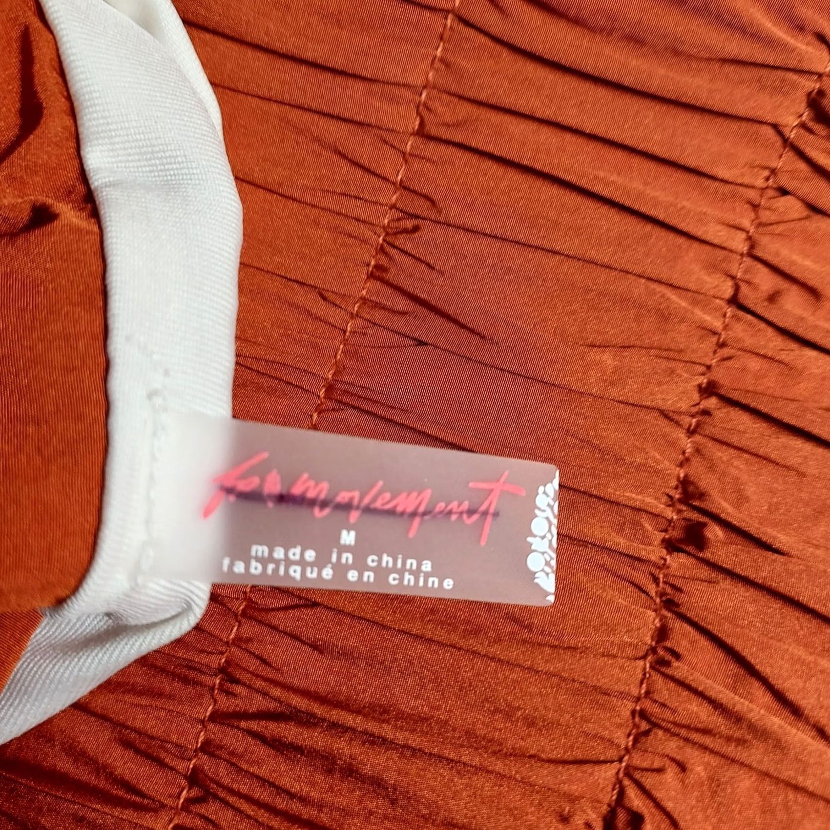 Free People VINTAGE Free People Movement Womens Medium Running Shorts Lined Rust Athletic Size 32" / US 10 / IT 46 - 6 Thumbnail