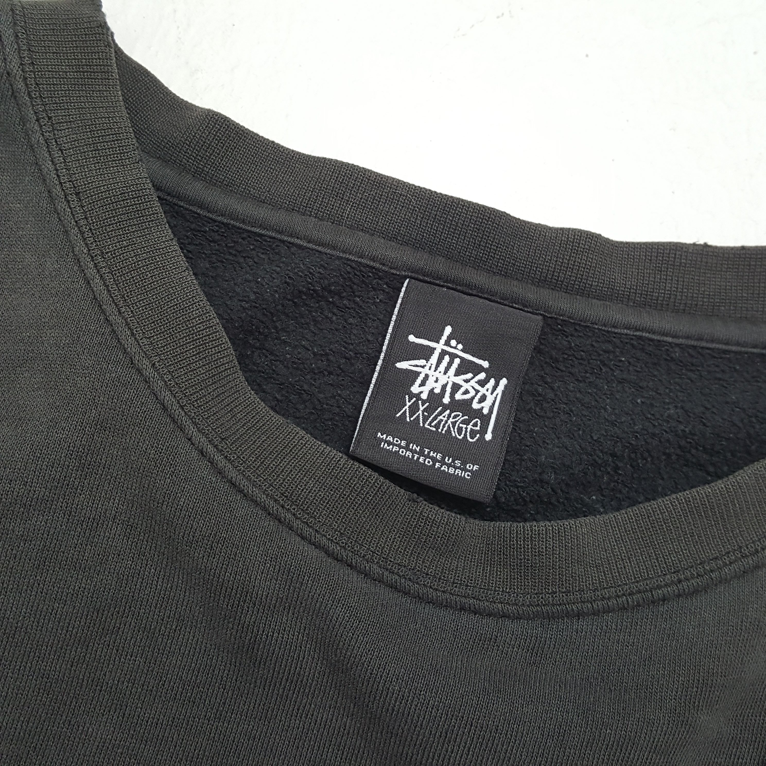 Stussy × Vintage Vintage STUSSY Streetwear Skateboard Distressed Sweatshirts Size US XL / EU 56 / 4 - 9 Thumbnail