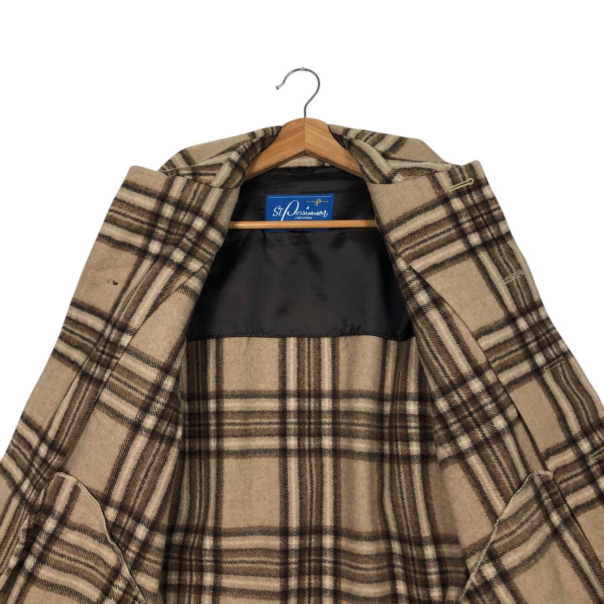 Japanese Brand 📌Vtg Wool Jacket Tartan Design St. Passimon Issey Miyake Size US L / EU 52-54 / 3 - 15 Thumbnail