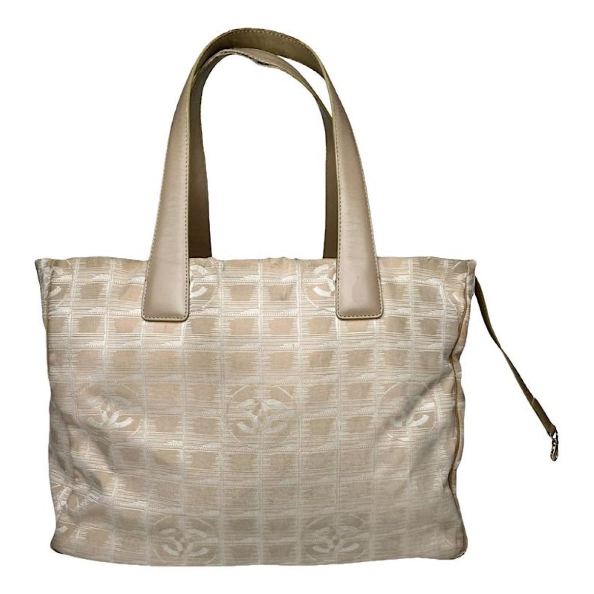 Chanel Beige Polyester Handbag Size ONE SIZE - 1 Thumbnail