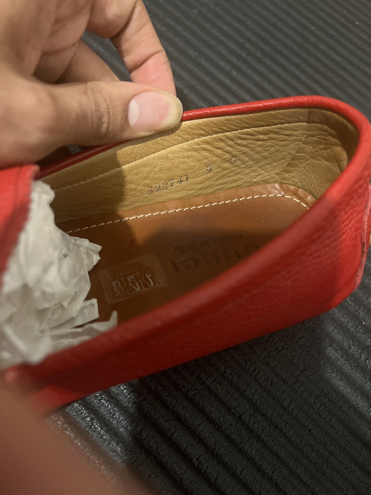 Gucci Gucci red loafer Size US 9 / EU 42 - 1 Thumbnail