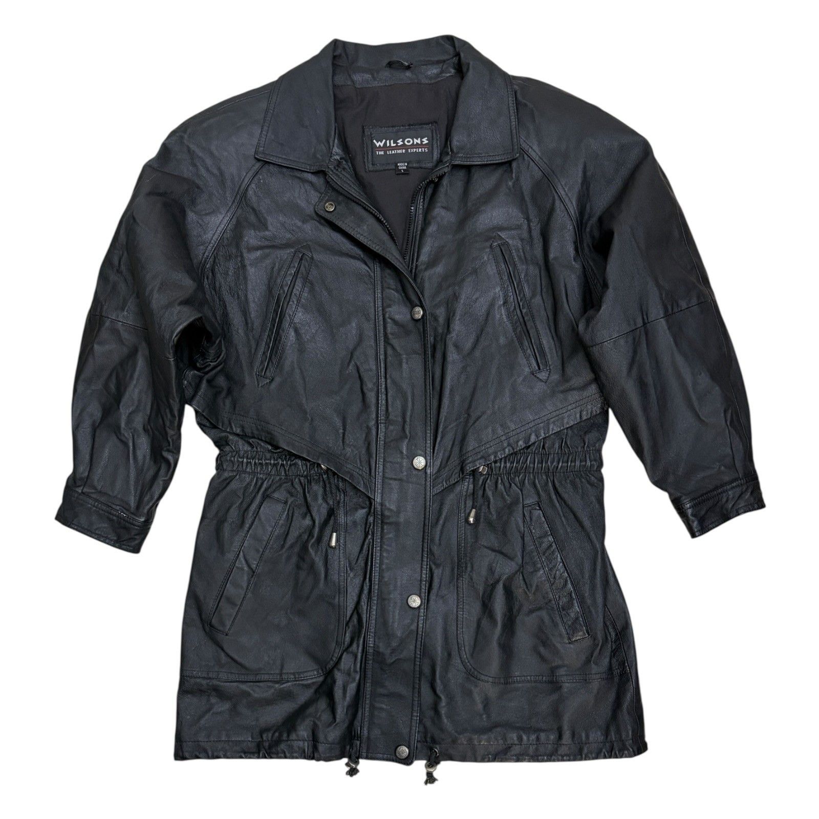 Wilsons Leather WILSONS LEATHER Vintage Retro Casual Jacket Coat Large Size L / US 10 / IT 46 - 1 Thumbnail