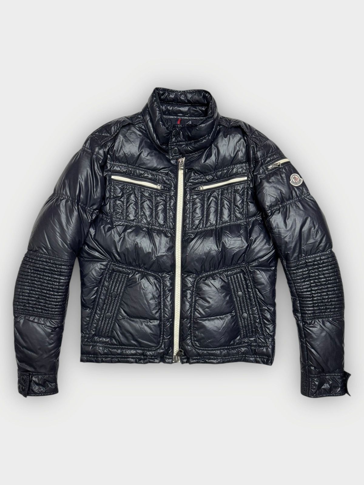 Moncler BERRIAT Biker jacket Size US XXL / EU 58 / 5 - 2 Thumbnail