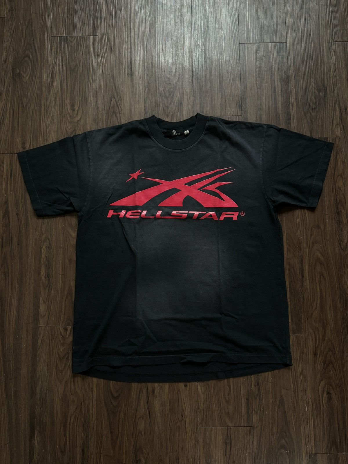 image of Hellstar Classic Tee Size Red New Ships Asap, Men's