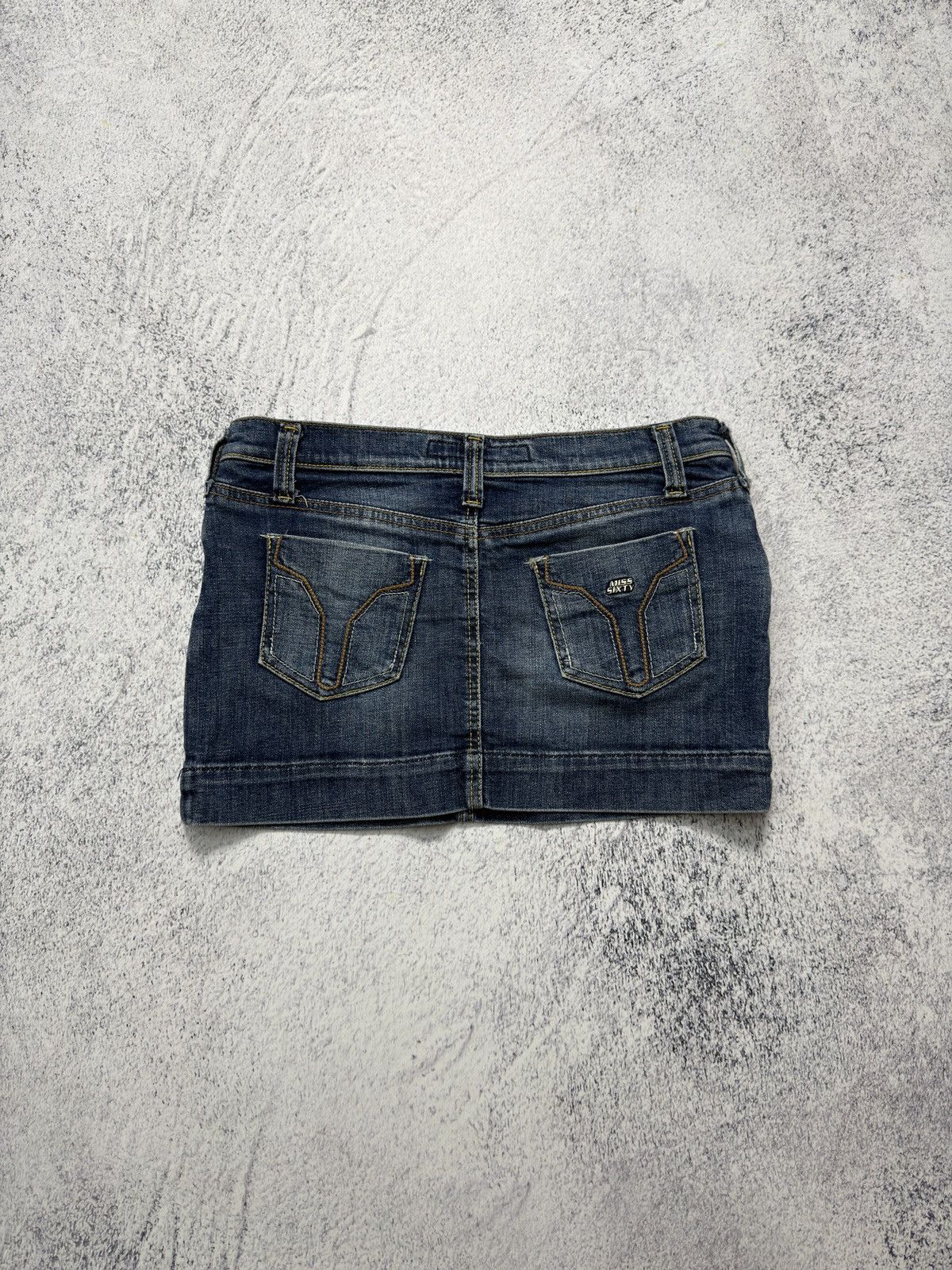 Miss Sixty Vintage Y2K Miss Sixty Denim Low Rise Mini Skirt Size M Size 27" / US 4 / IT 40 - 9 Thumbnail
