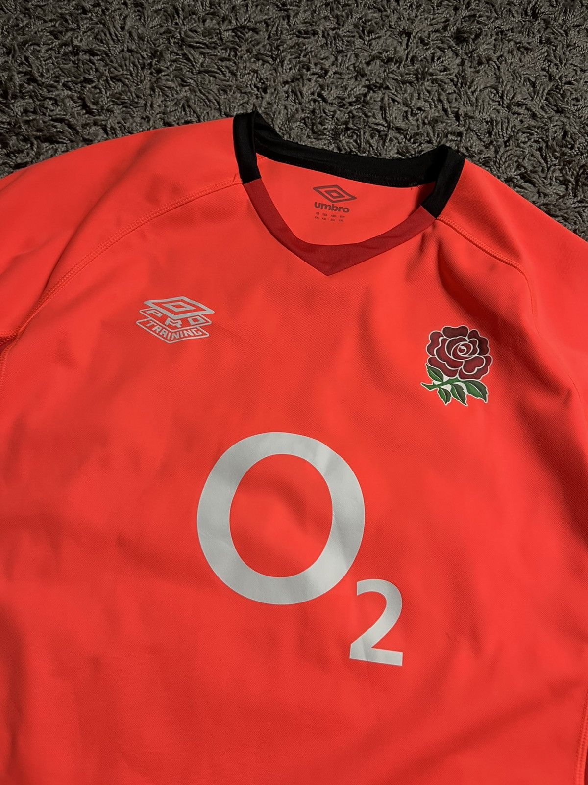 Umbro UMBRO ENGLAND REGBY 2021/22 TRAINING SOCCER JERSEY Size US XXL / EU 58 / 5 - 2 Thumbnail