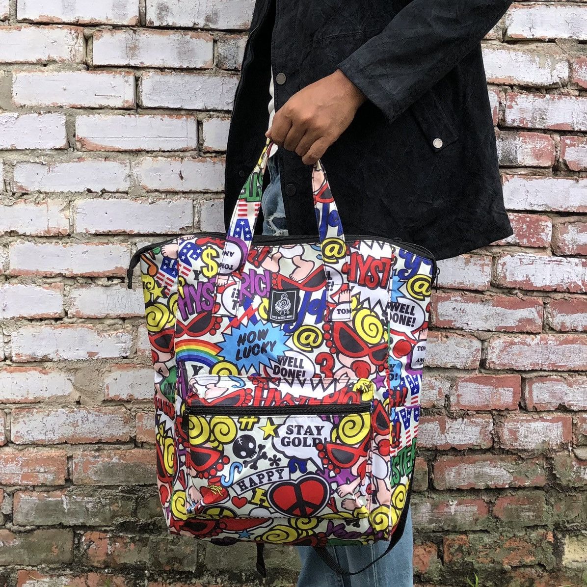 Hysteric Glamour Hysteric Glamour Mini Magazine Tote Bag / Bagpack Size ONE SIZE - 15 Thumbnail