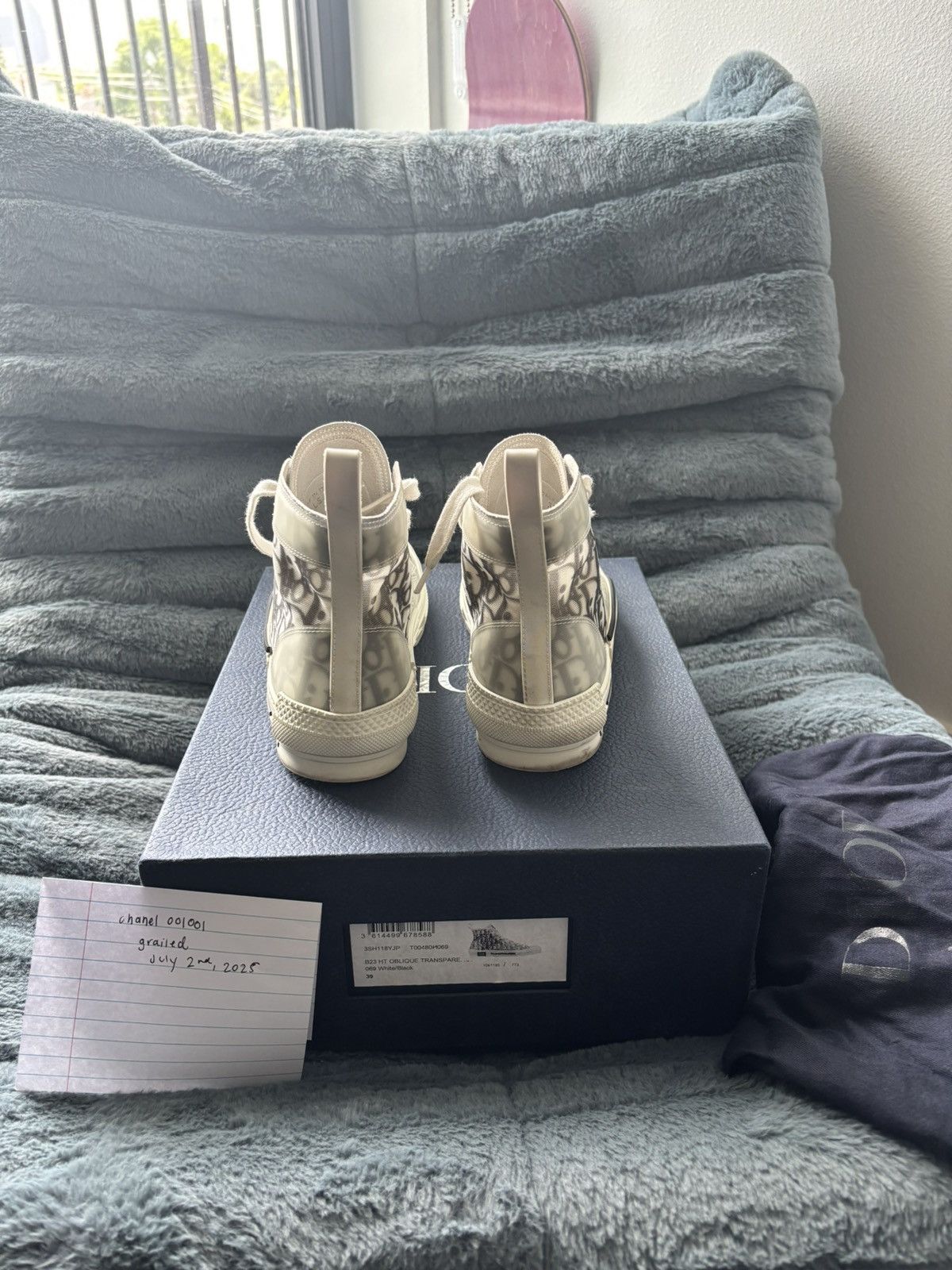 Dior Dior B23 Oblique Sneakers Size US 6 / IT 36 - 2 Thumbnail