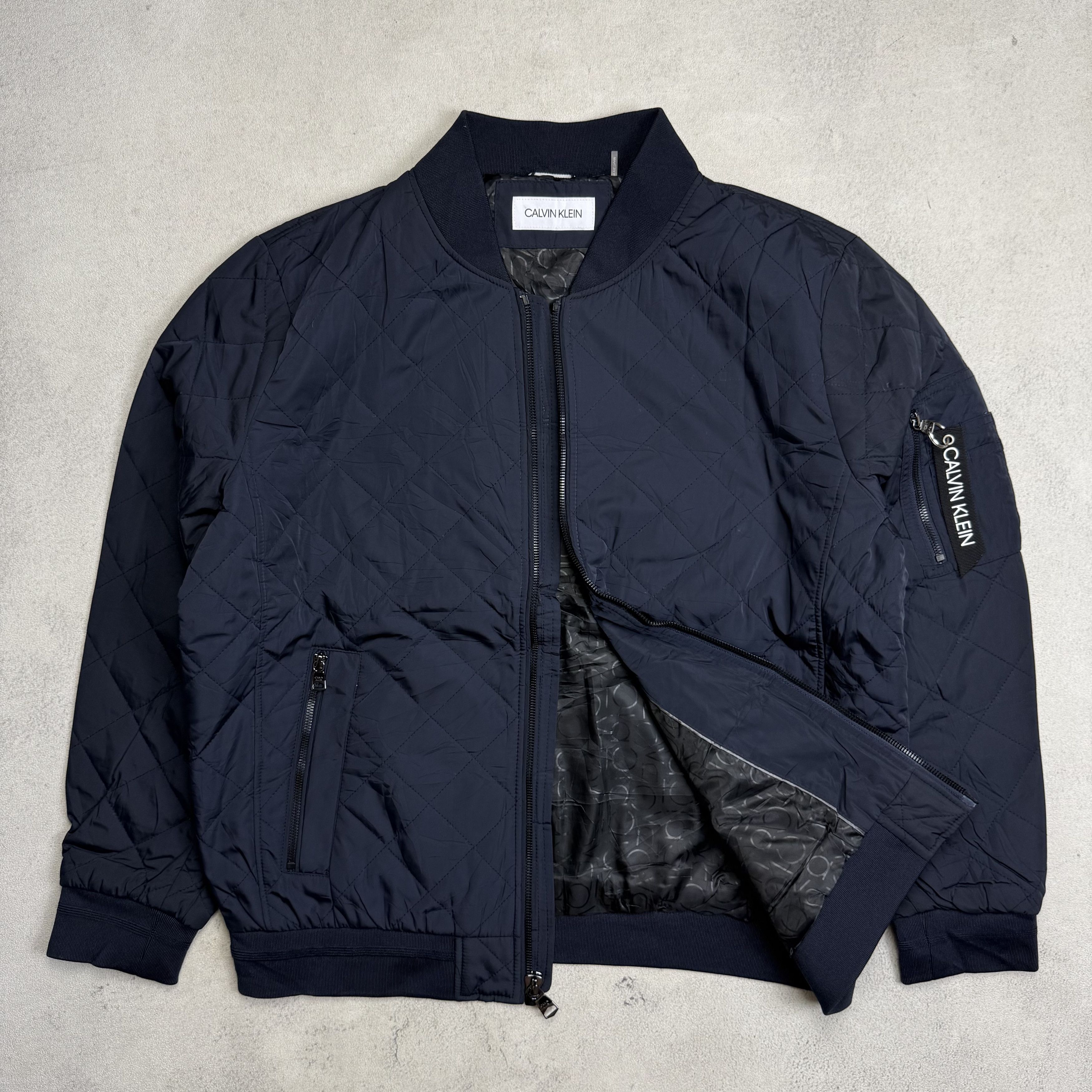 Calvin Klein Calvin Klein Quilted Baseball Varsity Bomber Jacket Size US L / EU 52-54 / 3 - 1 Thumbnail