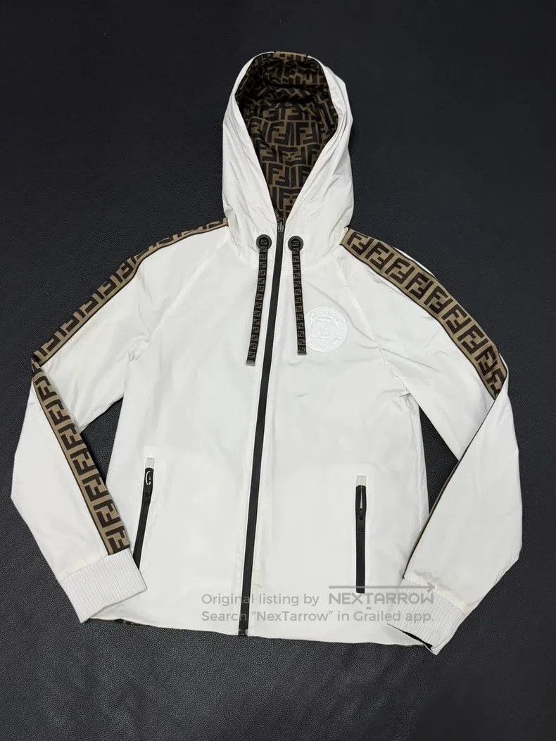 Fendi Fendi Monogrammed Camo Print Double Sided Hooded Zip Long Size XS / US 0-2 / IT 36-38 - 3 Thumbnail