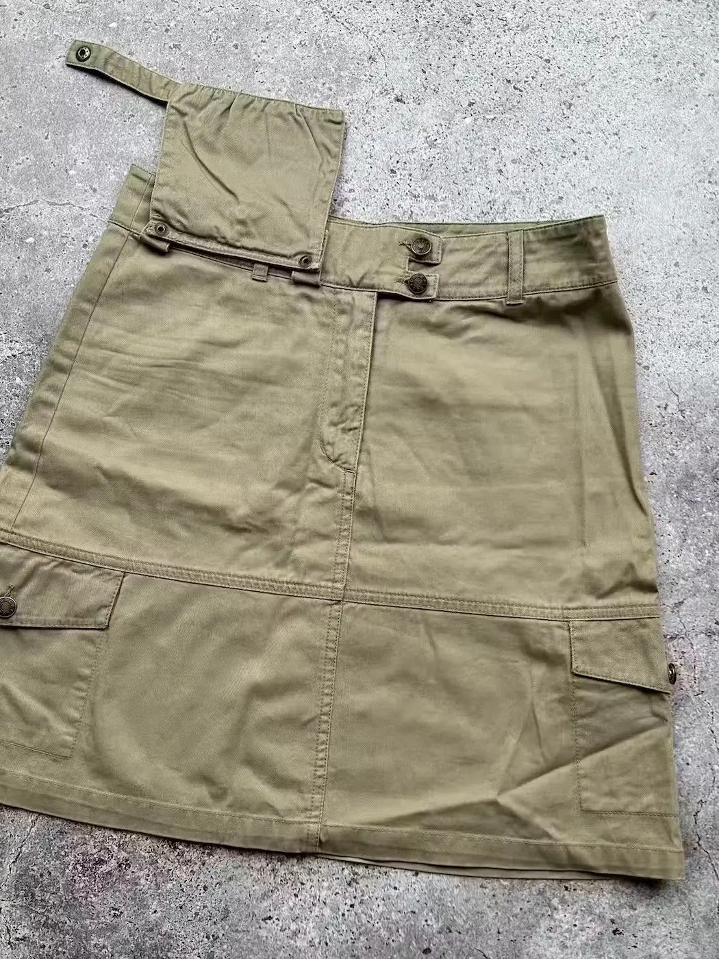 Vintage Vintage Amazing Detachable Pocket Skirt C83(V202) Size 27" / US 4 / IT 40 - 5 Thumbnail