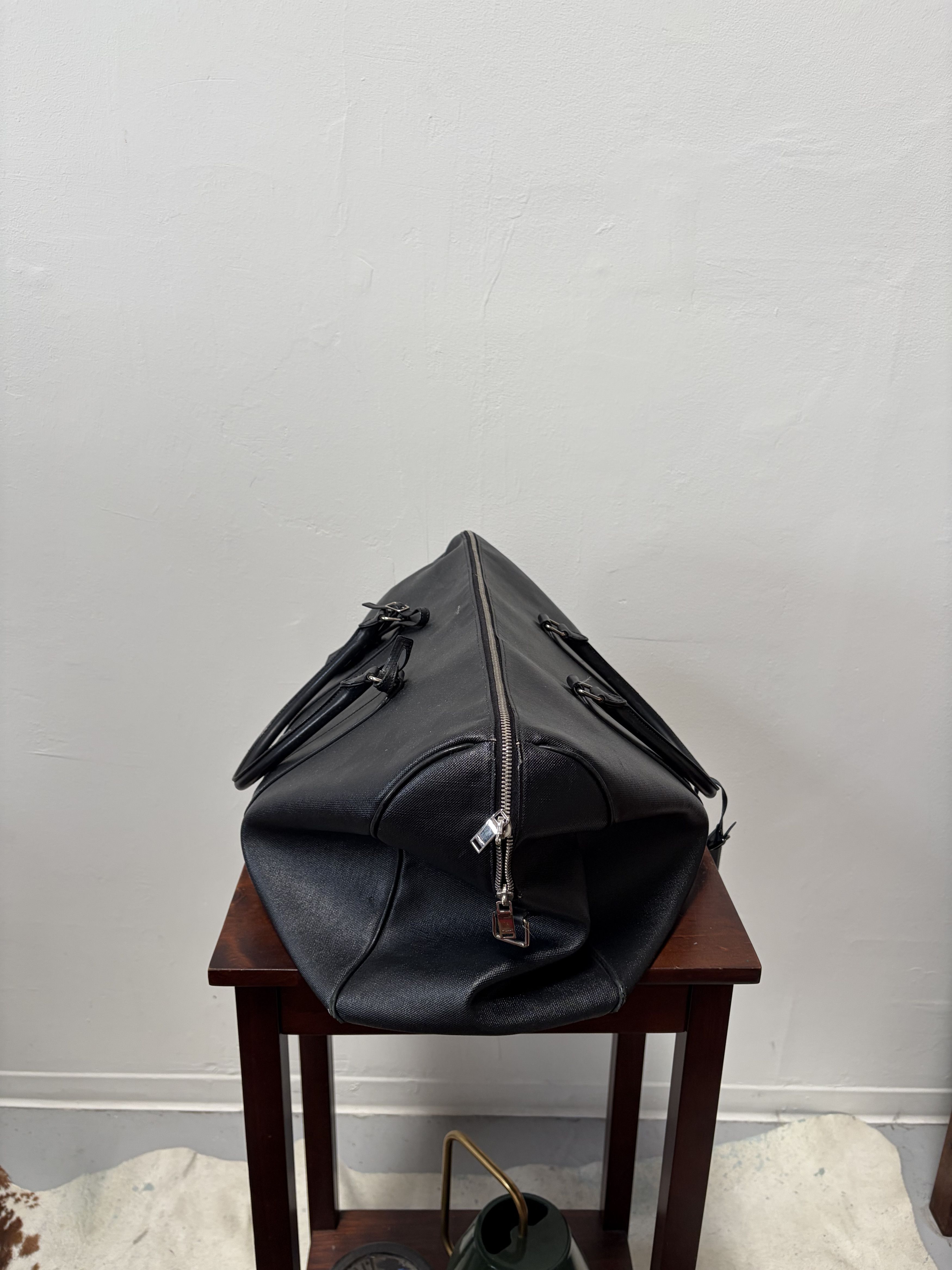 Saint Laurent Paris Leather Weekender bag suitcase Size ONE SIZE - 4 Thumbnail