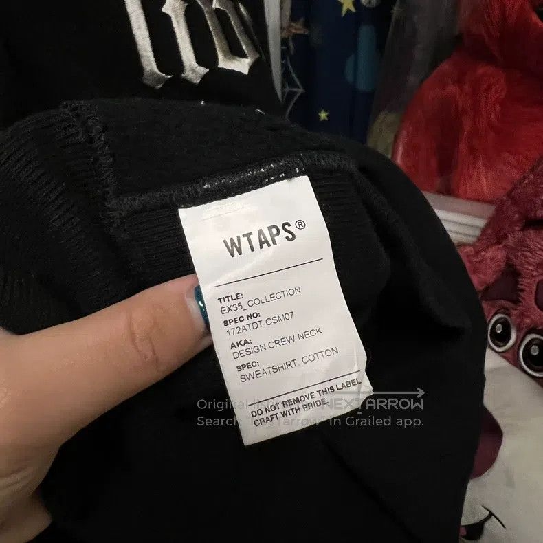 Wtaps Wtaps Last Black Gold Embroidered Hoodie Size US XL / EU 56 / 4 - 5 Thumbnail