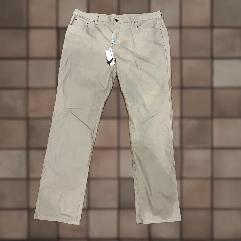Vintage VINTAGE Genteal Men's Pants Size 40x34 Khaki Canvas 5-Pocket Stretch Casual Size US 40 / EU 56 - 1 Thumbnail