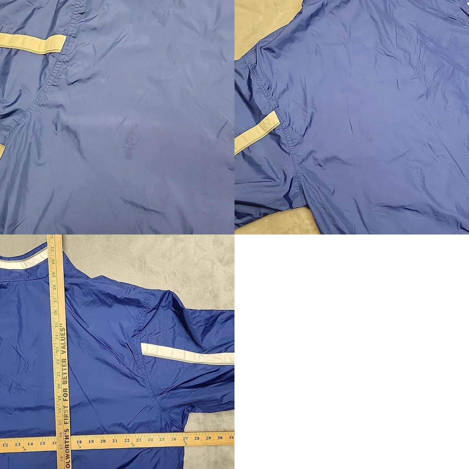 Adidas VINTAGE Adidas Jacket Mens XL Blue White Windbreaker Full Zip Track Y2K Retro Size US XL / EU 56 / 4 - 9 Thumbnail