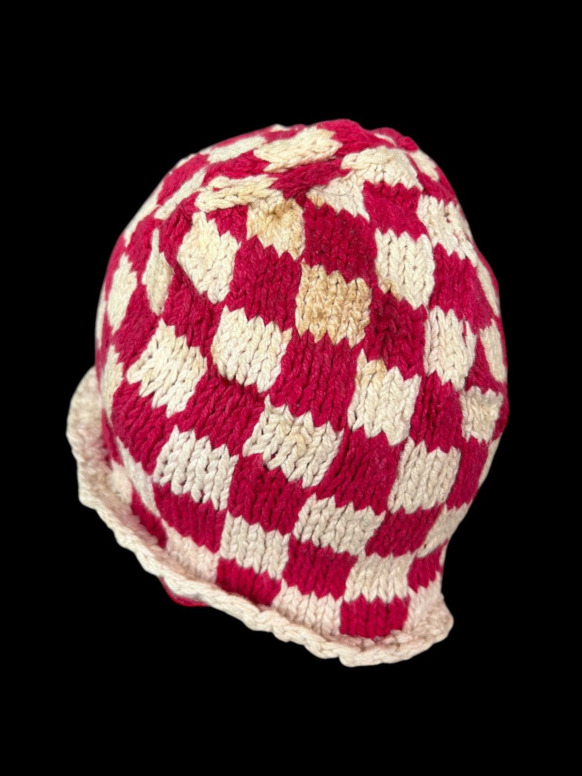 Japanese Brand × Kapital × Vintage Crochet Knitted Handmade Beanie Hats Rare Size ONE SIZE - 5 Thumbnail