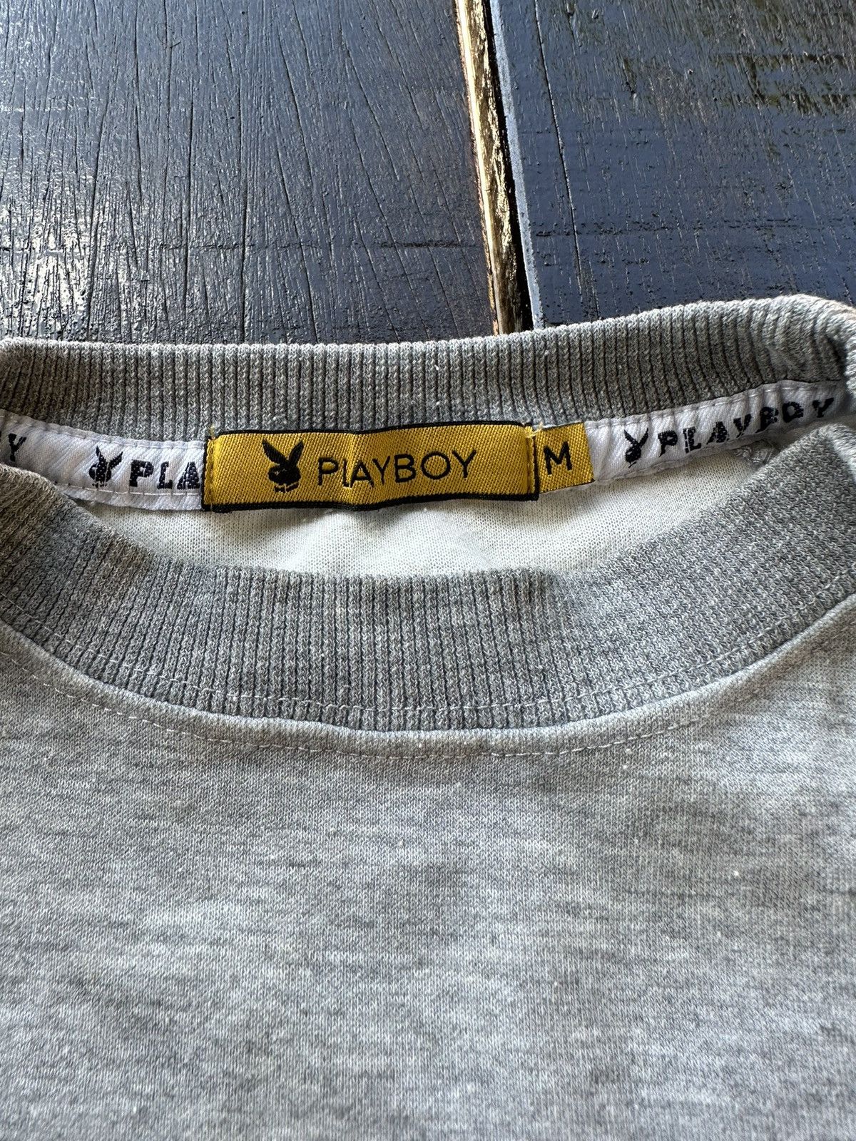 Playboy shirt bid logo