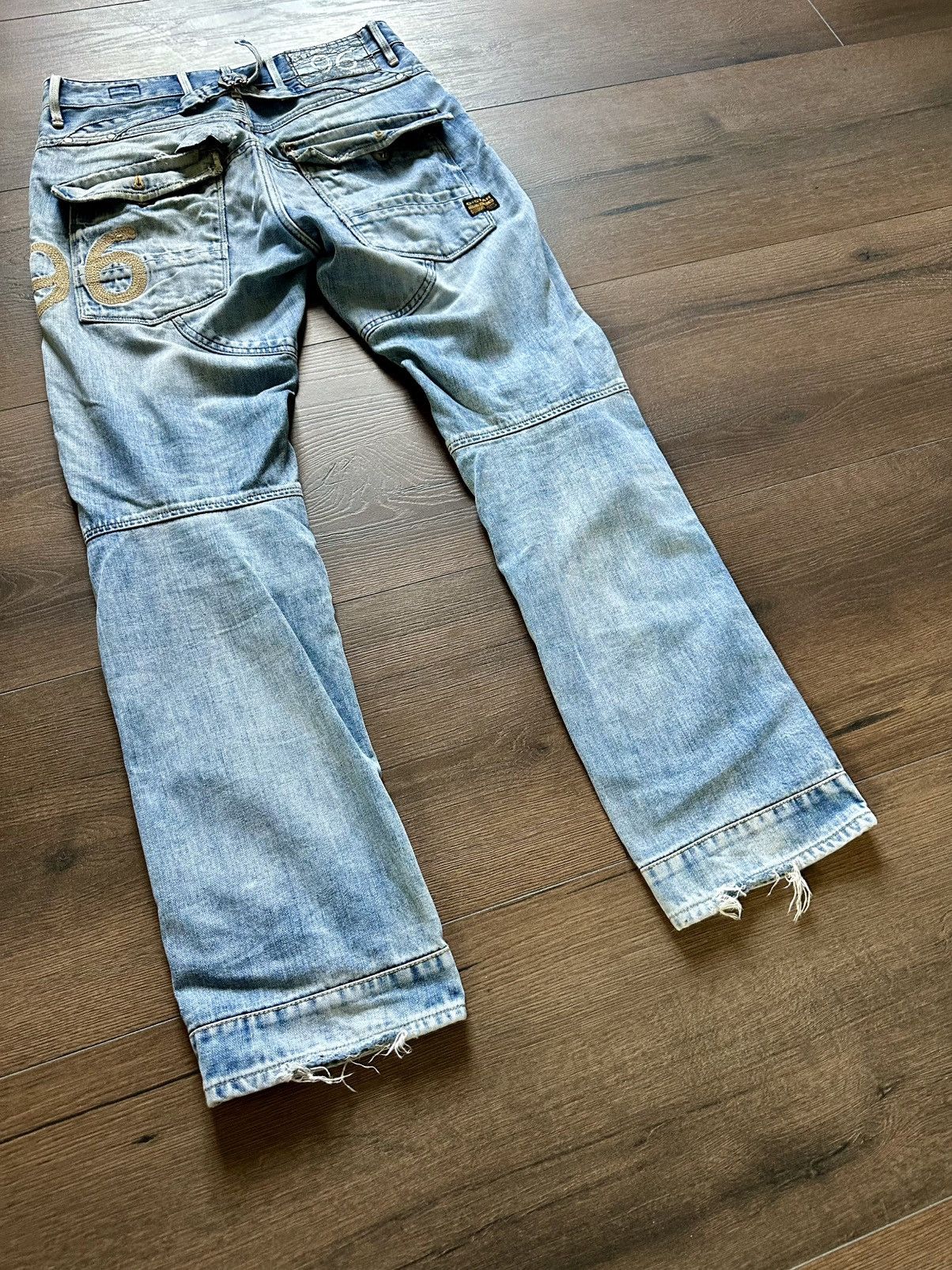 G-Star Vintage Gstar Raw Y2K Distressed Pants 96 Size US 34 / EU 50 - 20 Thumbnail