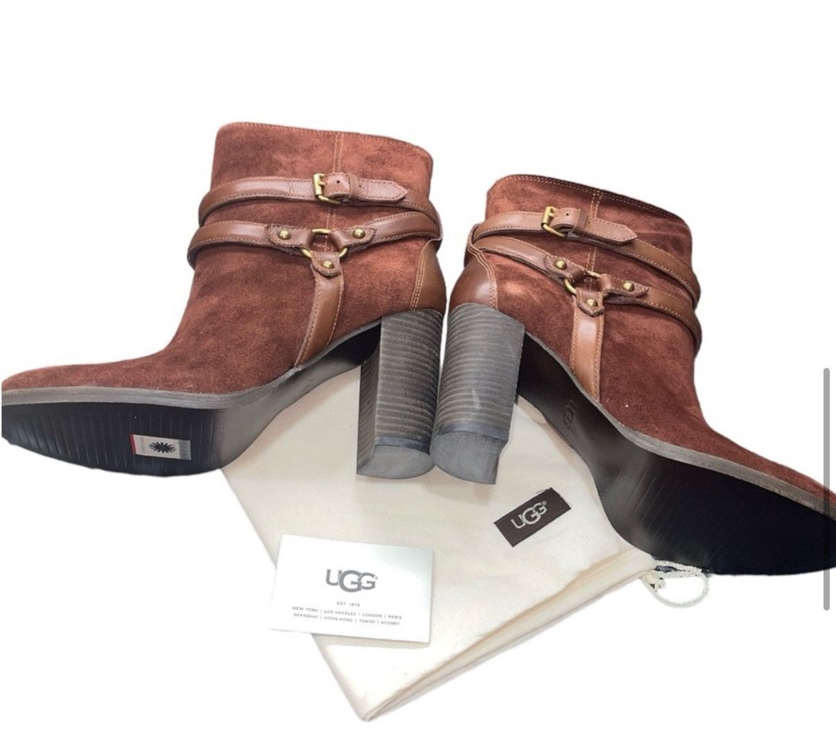Ugg NWT UGG Dandridge brown genuine suede leather boots Size US 9.5 / IT 39.5 - 9 Thumbnail