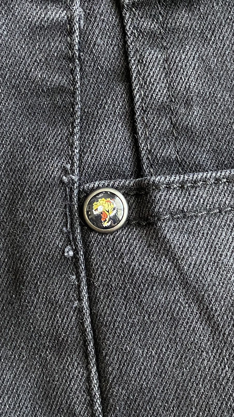 Christian Audigier × Ed Hardy × Japanese Brand Ed Hardy Christian Audiger black Pants jeans Tiger Big Logo Size US 36 / EU 52 - 3 Thumbnail