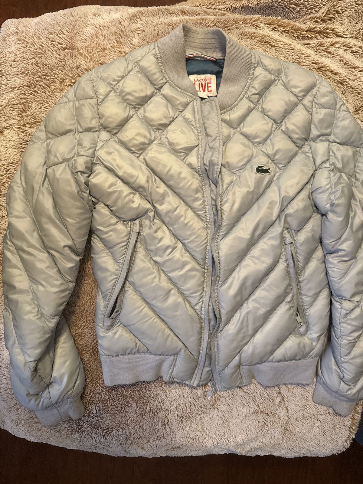 Lacoste Lacoste Quilted bomber jacket Size US M / EU 48-50 / 2 - 1 Thumbnail