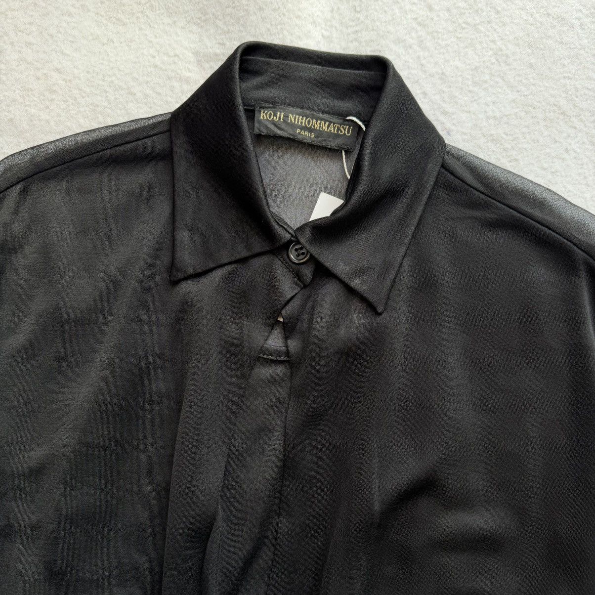 Other 1990s Koji Nihommatsu Loop Draped Mesh Blouse Size M / US 6-8 / IT 42-44 - 3 Thumbnail
