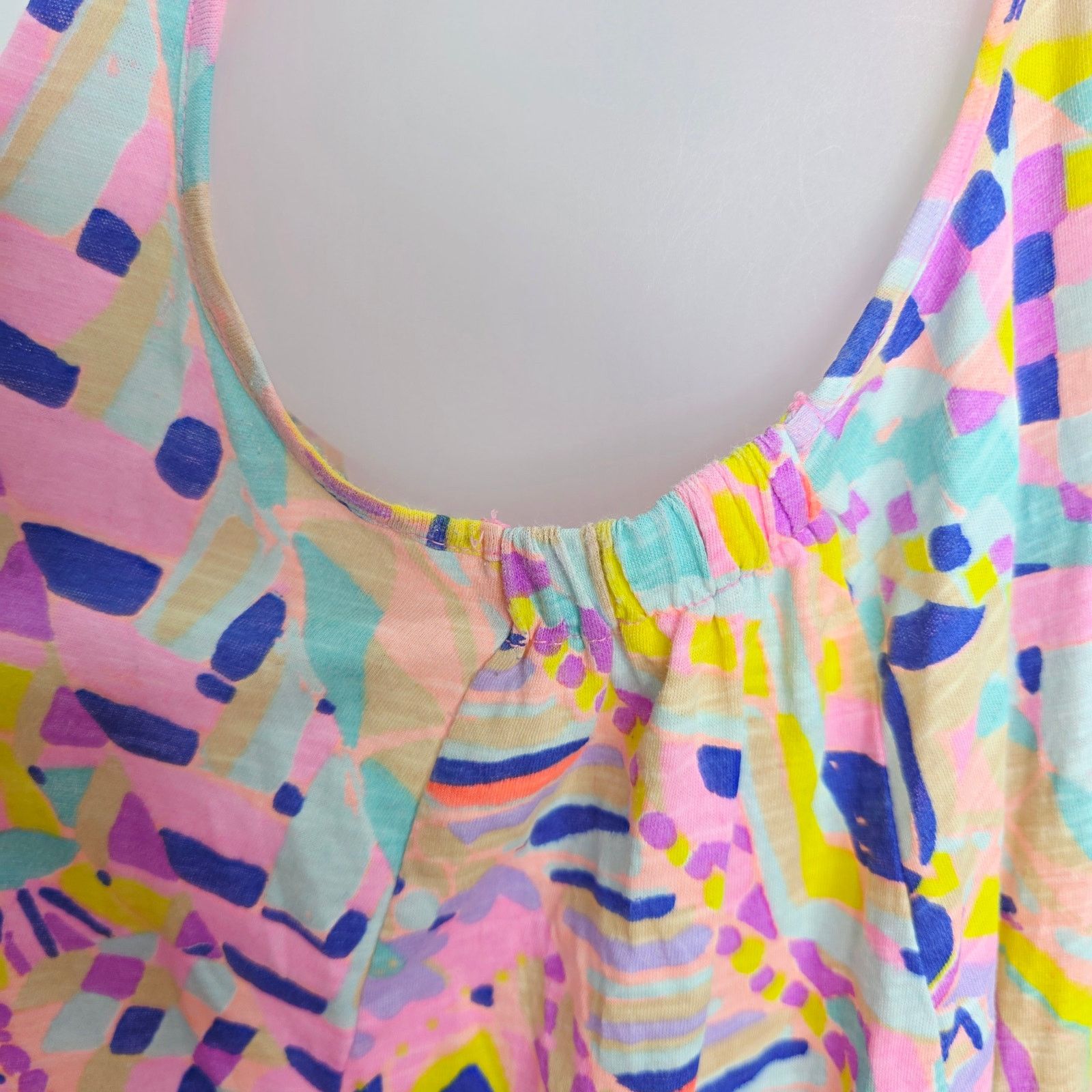 Lilly Pulitzer Lilly Pulitzer Multi Colored Auden Tank Top W Tassels Large Size L / US 10 / IT 46 - 6 Thumbnail