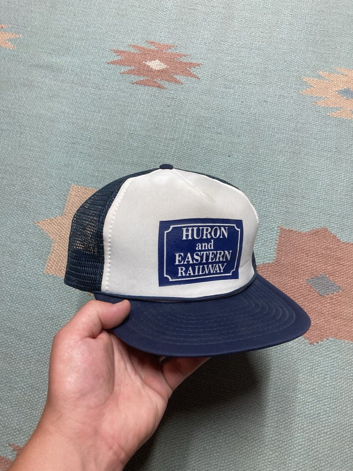 Vintage trucker hat Huron & eastern railway train Michigan railroad Size ONE SIZE - 1 Thumbnail