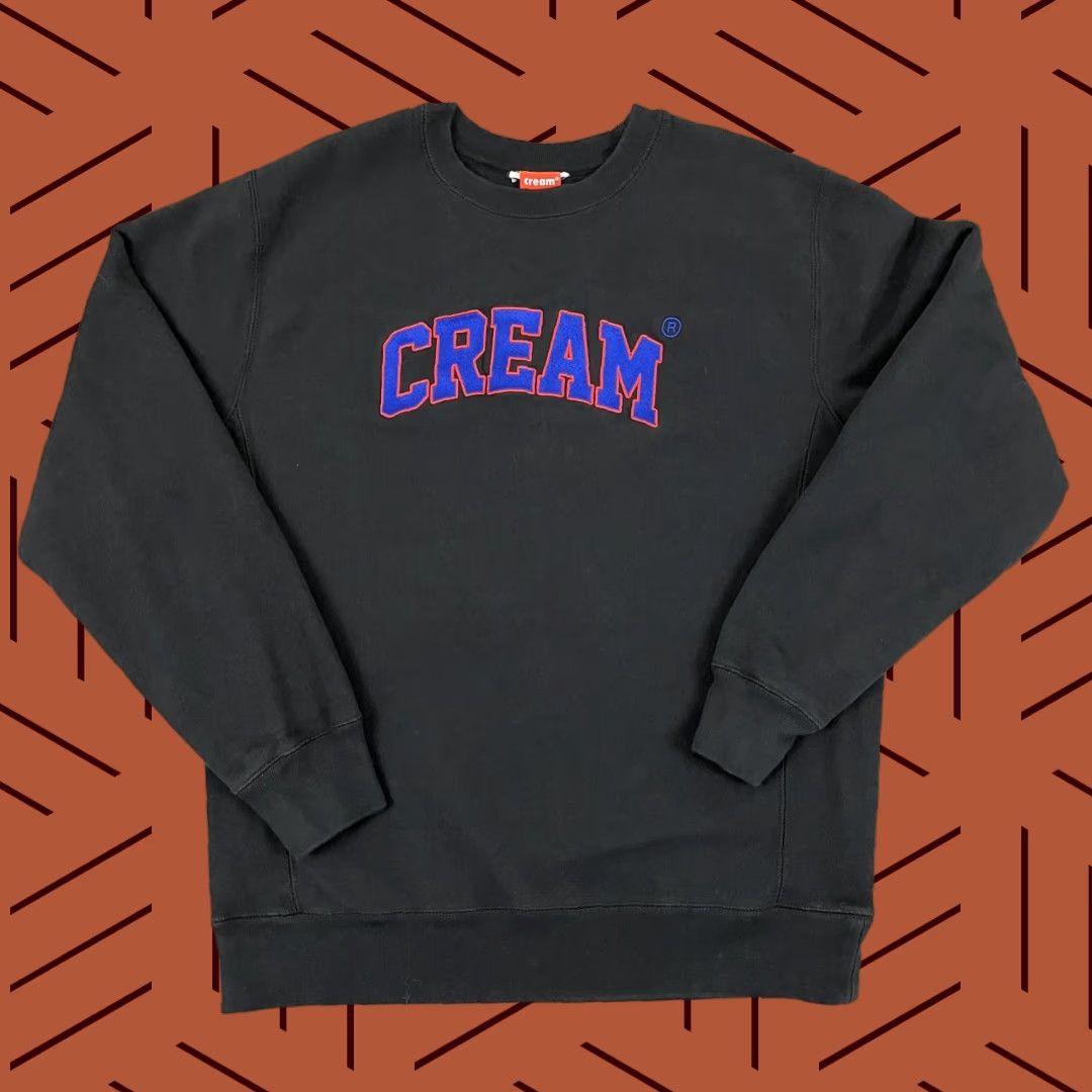 Vintage Cream by Eighty Sweatshirt Adult Medium Black Young City Dwellers Philly PA Mens Size US M / EU 48-50 / 2 - 1 Thumbnail