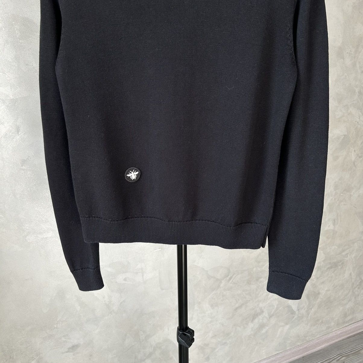 Dior Vintage Dior Uniform Bee Logo Knit Sweater Size S / US 4 / IT 40 - 4 Thumbnail