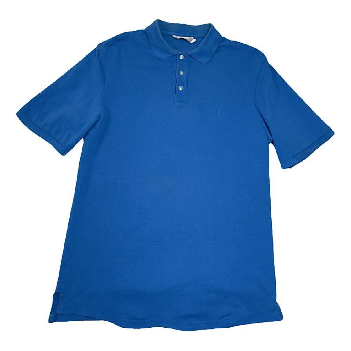 Yves Saint Laurent Blue Cotton Polo Shirt Size M / US 6-8 / IT 42-44 - 1 Thumbnail