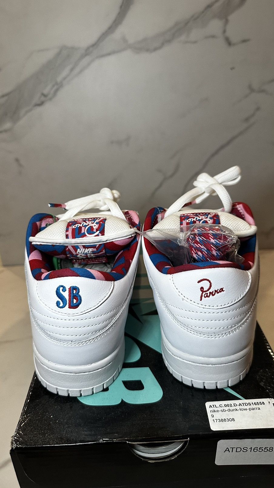 Nike Nike SB Dunk Low Parra Size US 9 / EU 42 - 4 Thumbnail