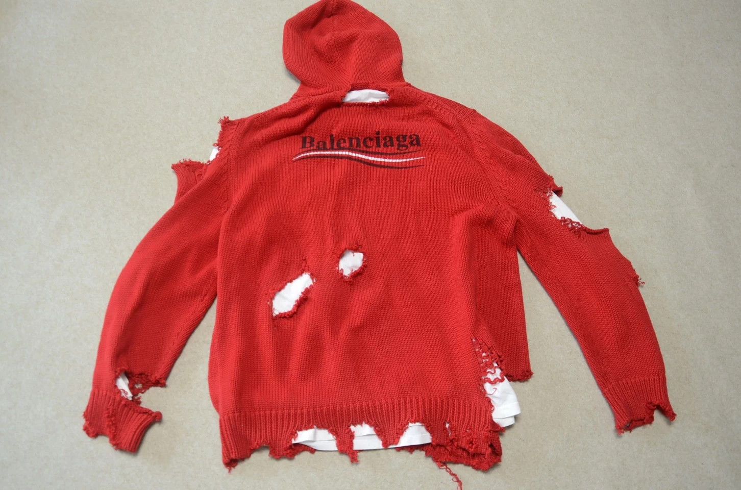 Balenciaga Balenciaga distressed Coca-Cola sweater jacket unisex Size US M / EU 48-50 / 2 - 5 Thumbnail
