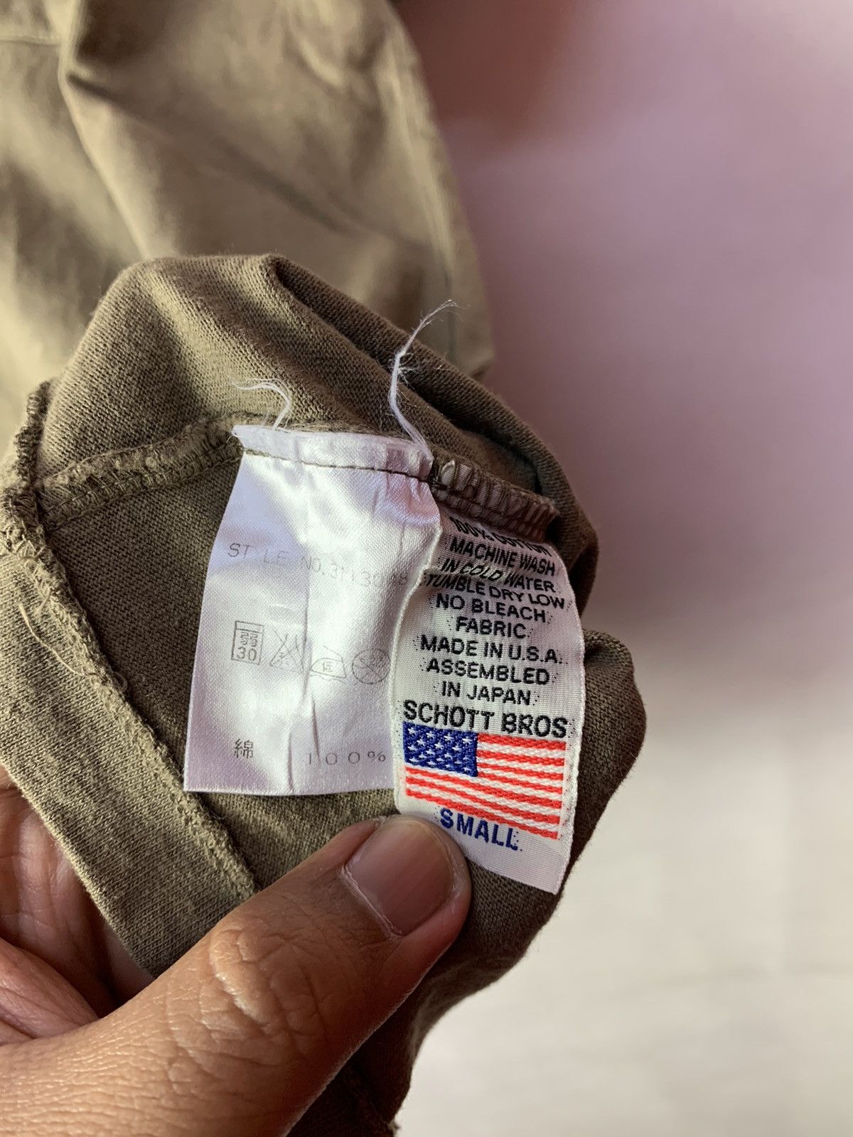 Schott 🔥 Schott Perfecto NYC Plain Pocket Tee Biker Size US S / EU 44-46 / 1 - 5 Thumbnail