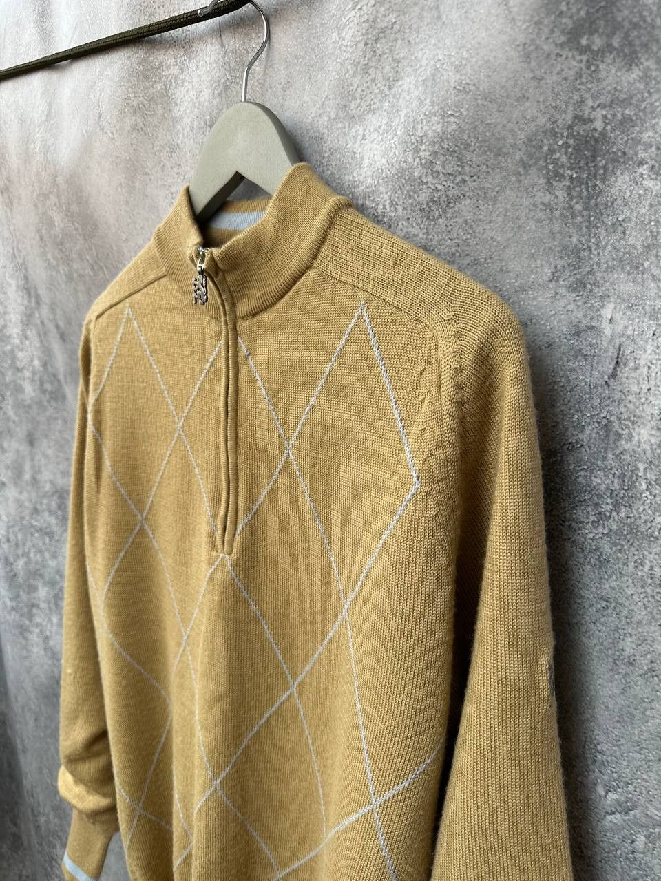 Pringle Of Scotland × Vintage Pringle of Scotland Golf Bartley Wool Windbreaker Sweater Size US M / EU 48-50 / 2 - 6 Thumbnail