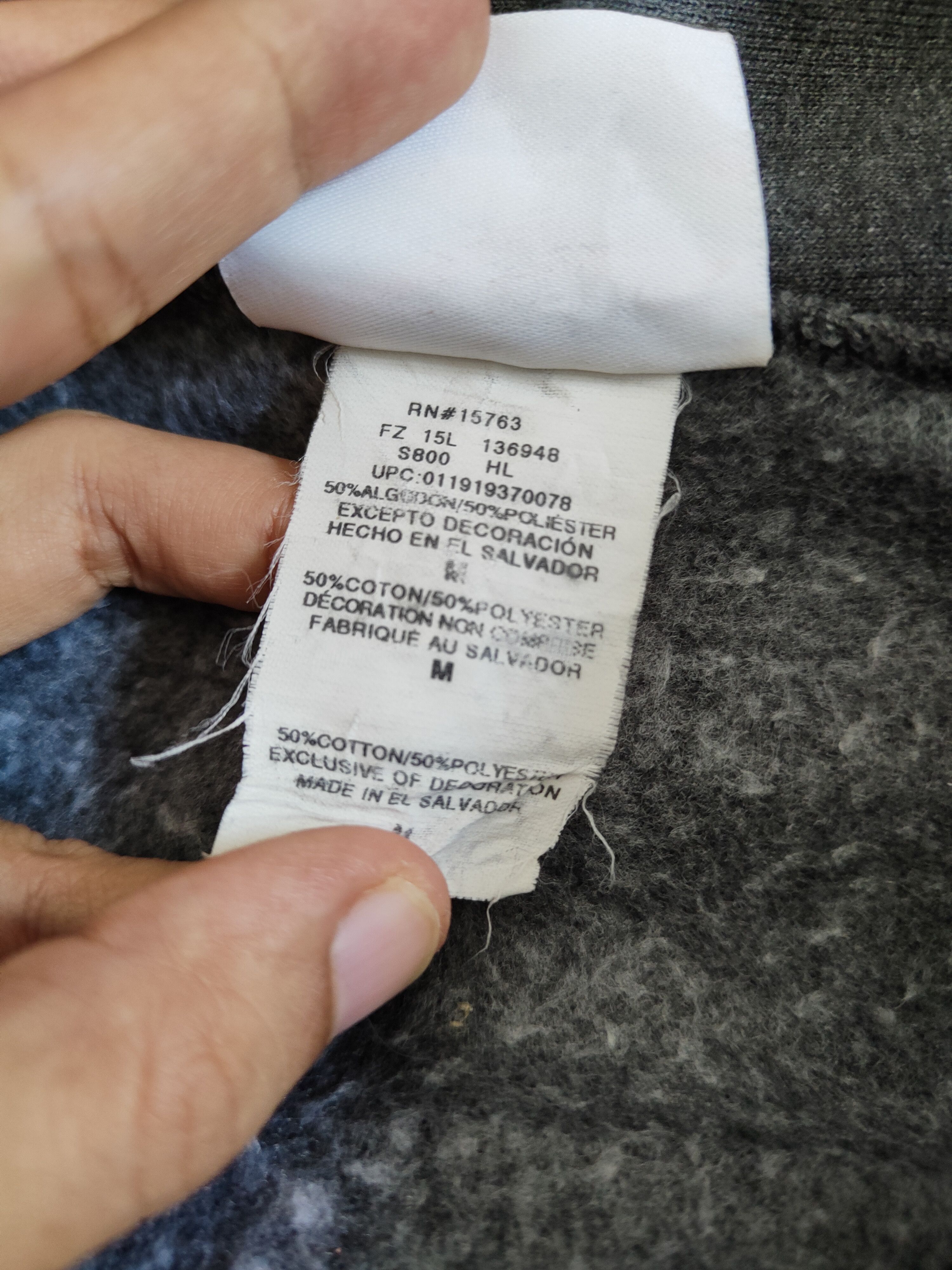Champion Champion Dark Gray faded Hoodie Sweatshirts #S2134 Size US M / EU 48-50 / 2 - 11 Thumbnail