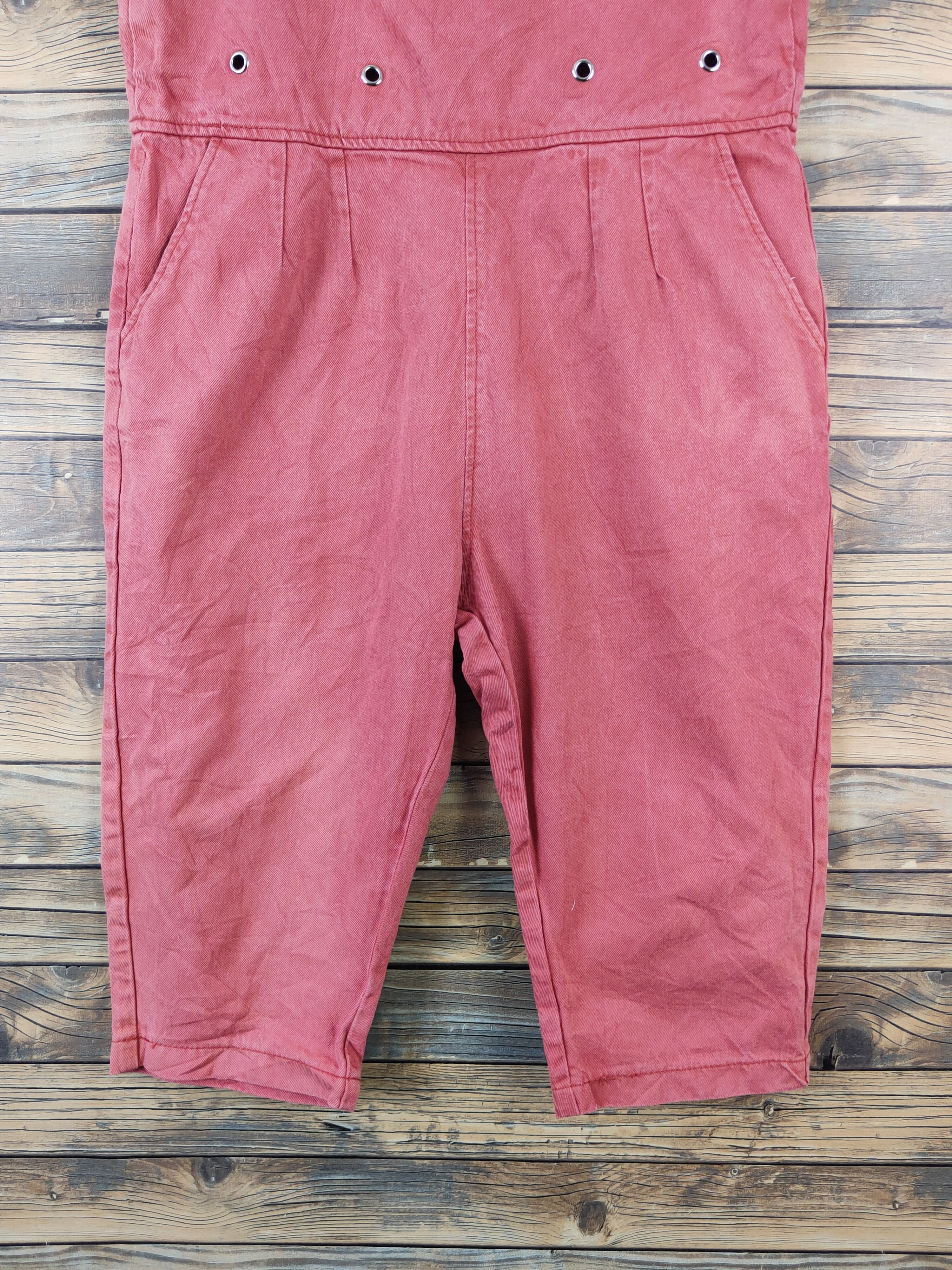 Japanese Brand × Vintage Avant Garde Fashion by Japanese Brand Peach Jumpsuits Size 35" - 5 Thumbnail