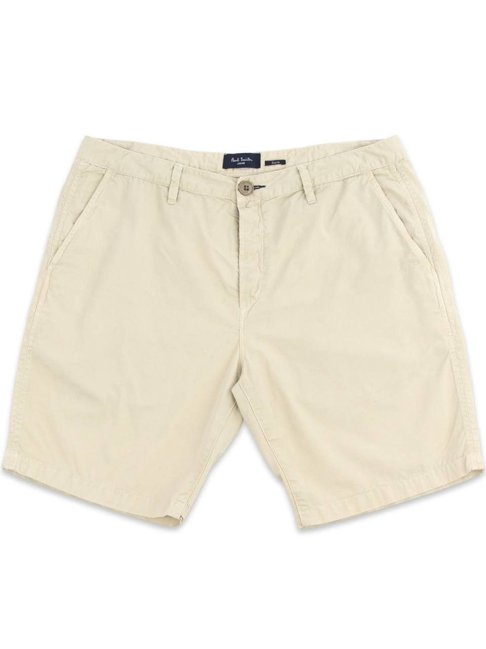Paul Smith PAUL SMITH Beige chino shorts with logo Size US 34 / EU 50 - 1 Thumbnail