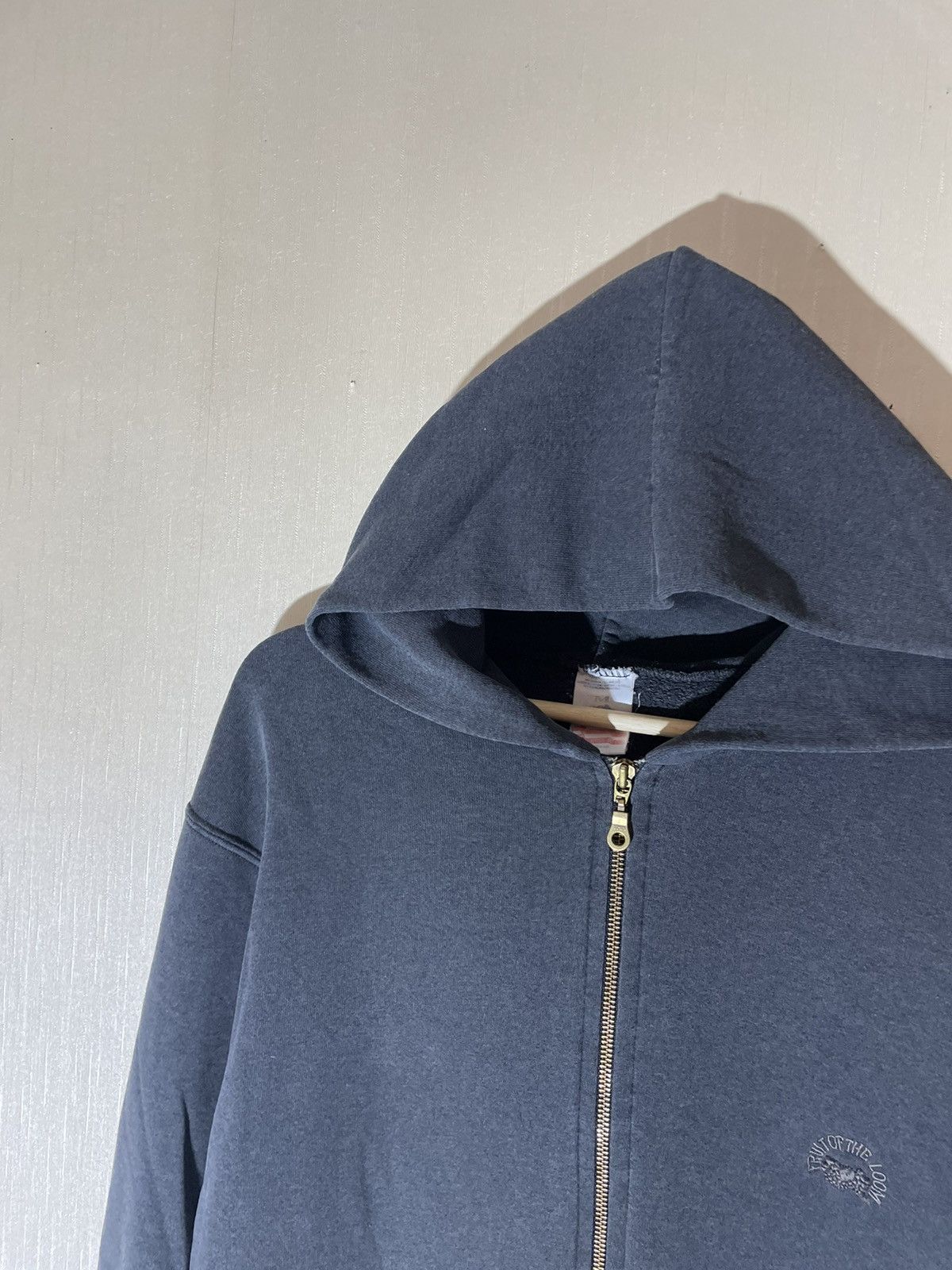 Fruit Of The Loom × Vintage Fruit of the loom basic vintage y2k hoodie Size US M / EU 48-50 / 2 - 3 Thumbnail
