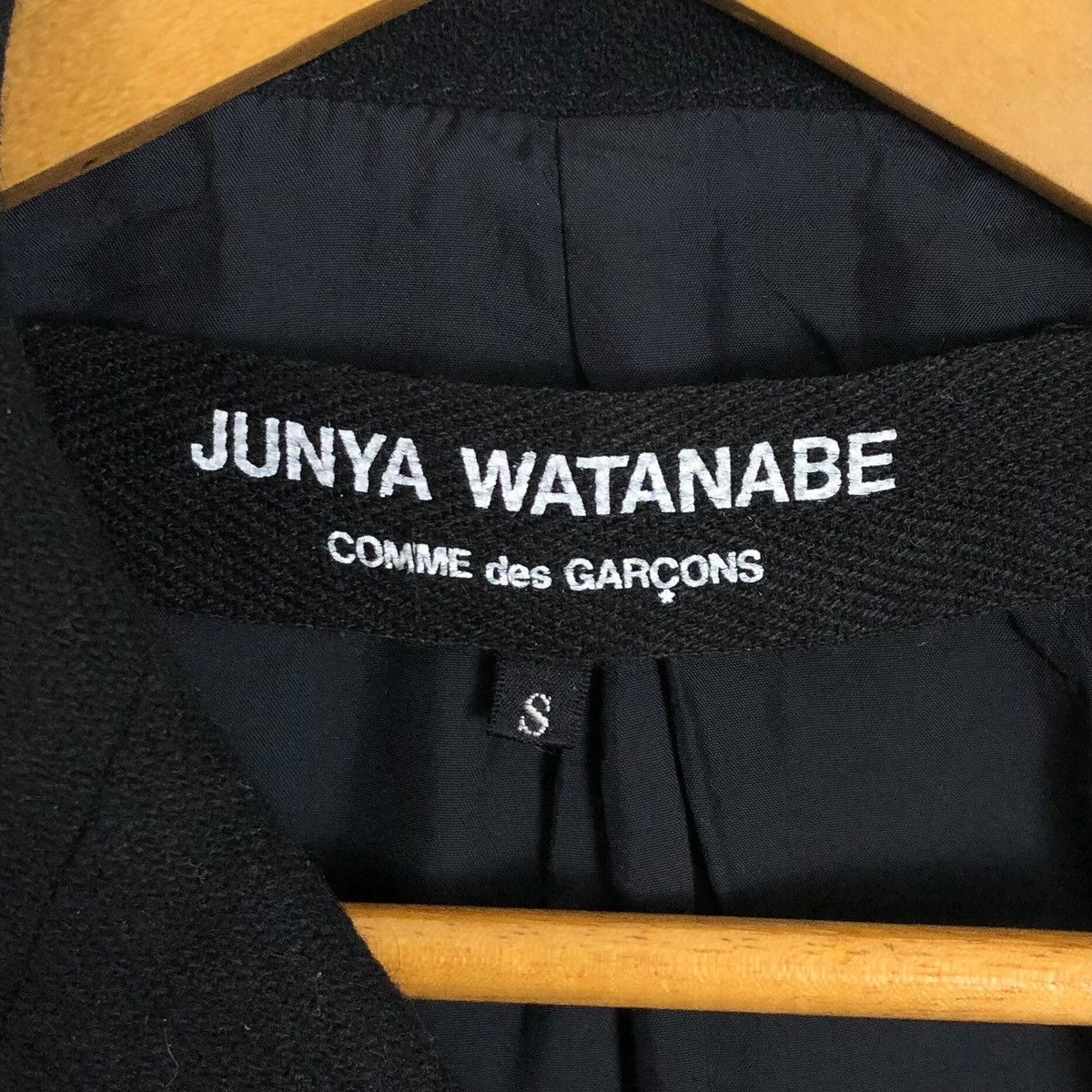 Comme des Garcons Junya Watanabe Comme Des Garcons Wool Pea Coat Size S / US 4 / IT 40 - 7 Thumbnail
