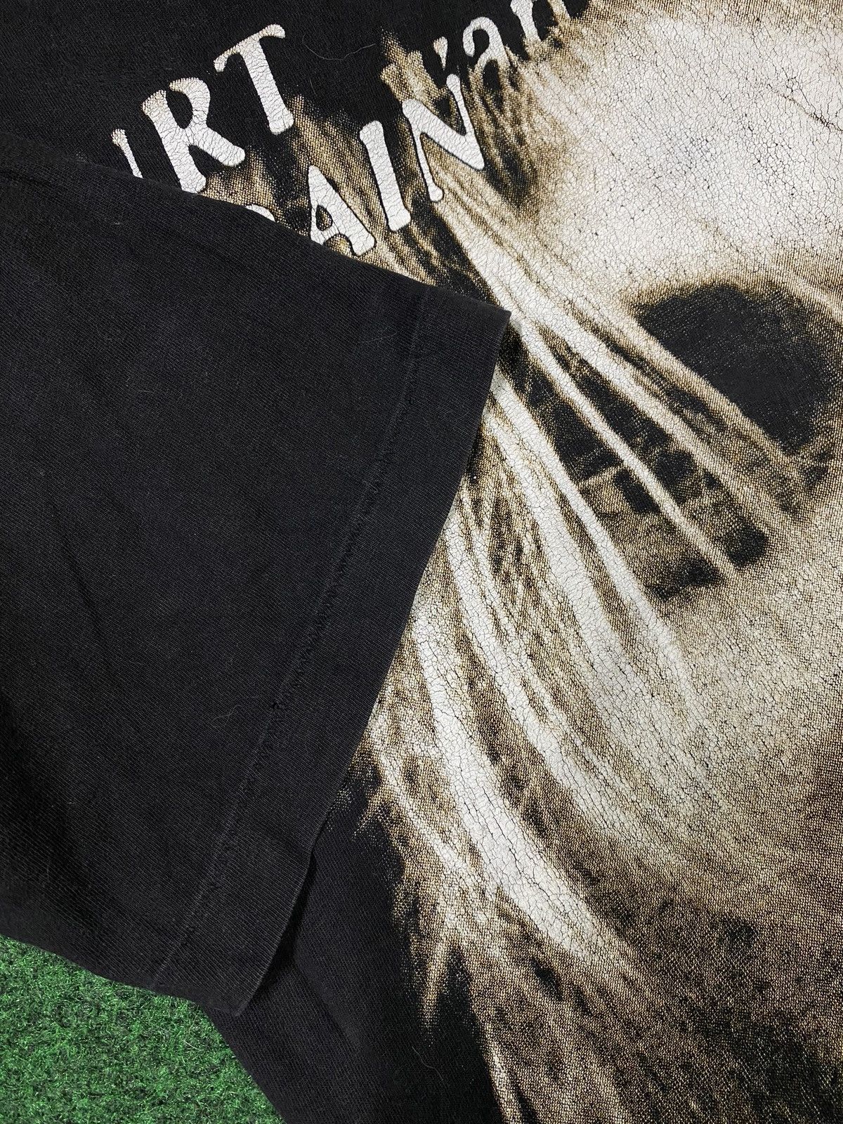 Band Tees × Vintage 90’s Vintage Kurt Cobain Nirvana Band Tee Shirt Large Size US L / EU 52-54 / 3 - 4 Thumbnail
