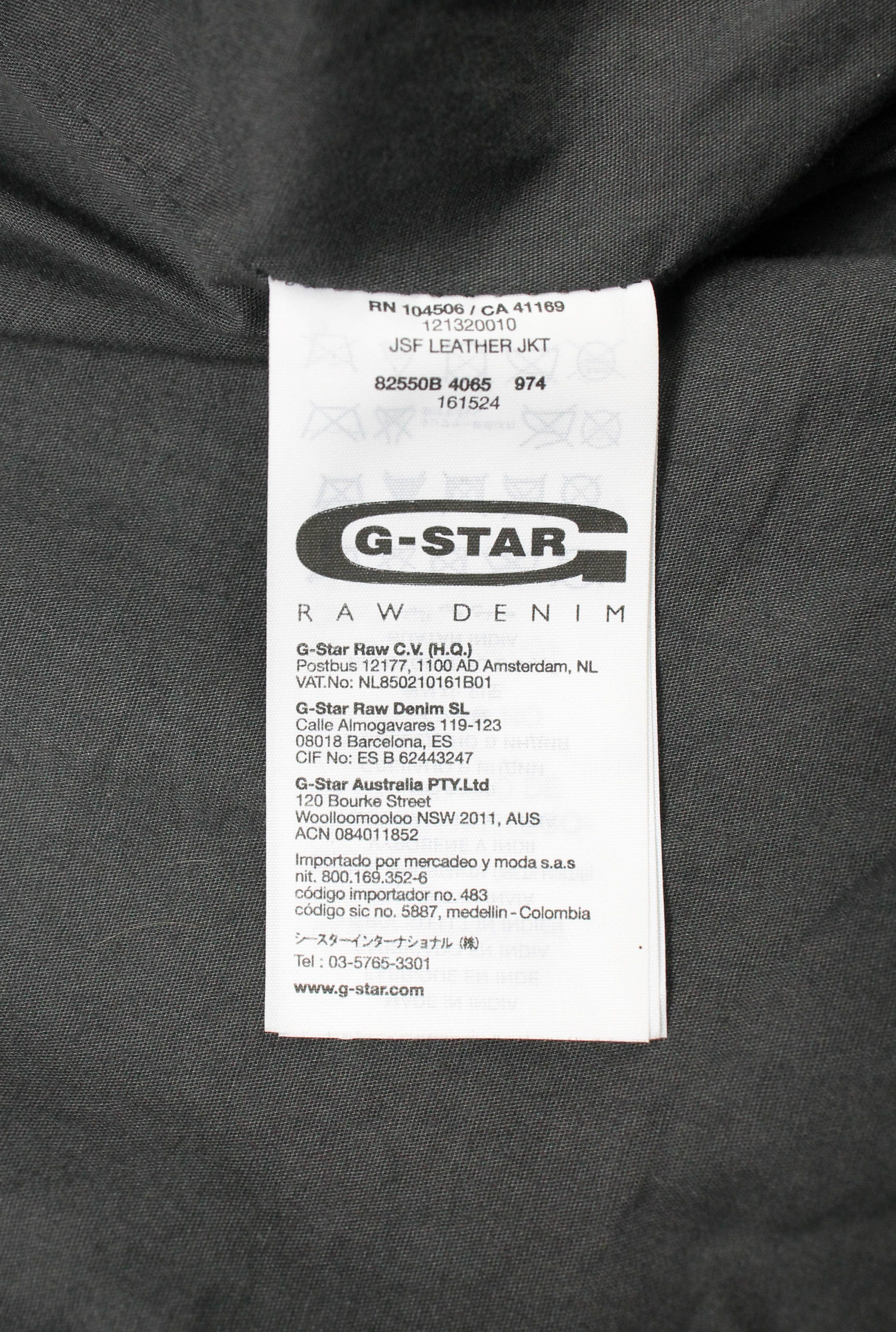 G-Star G-STAR JSF Leather Jacket Women's LARGE Full Zip High Neck Size L / US 10 / IT 46 - 8 Thumbnail
